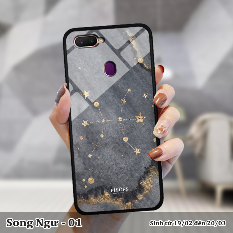 Ốp lưng OPPO A7  in 3D hình cung hoàng đạo