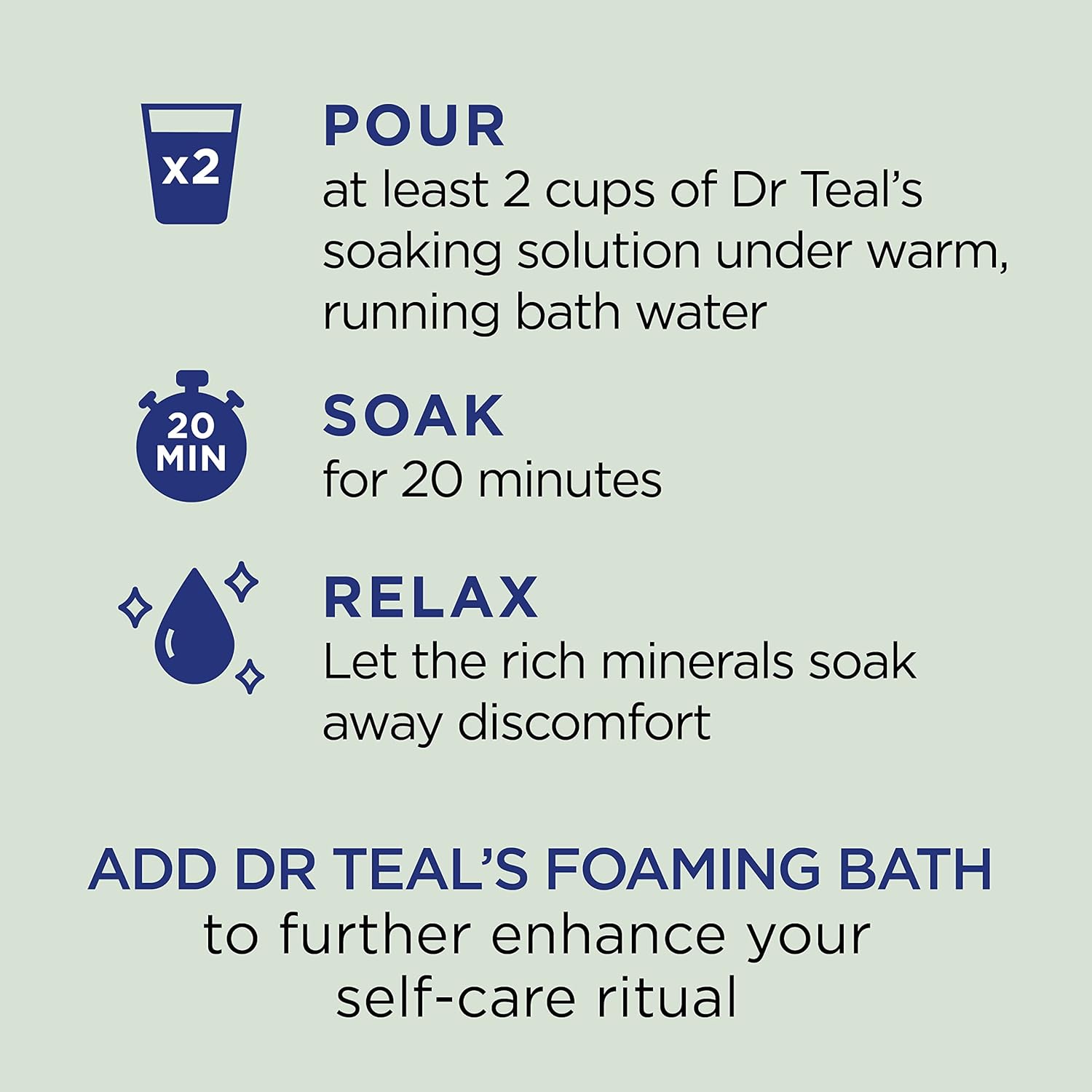 Dr Teal's Epsom Salt Soaking Solution 1.36kg