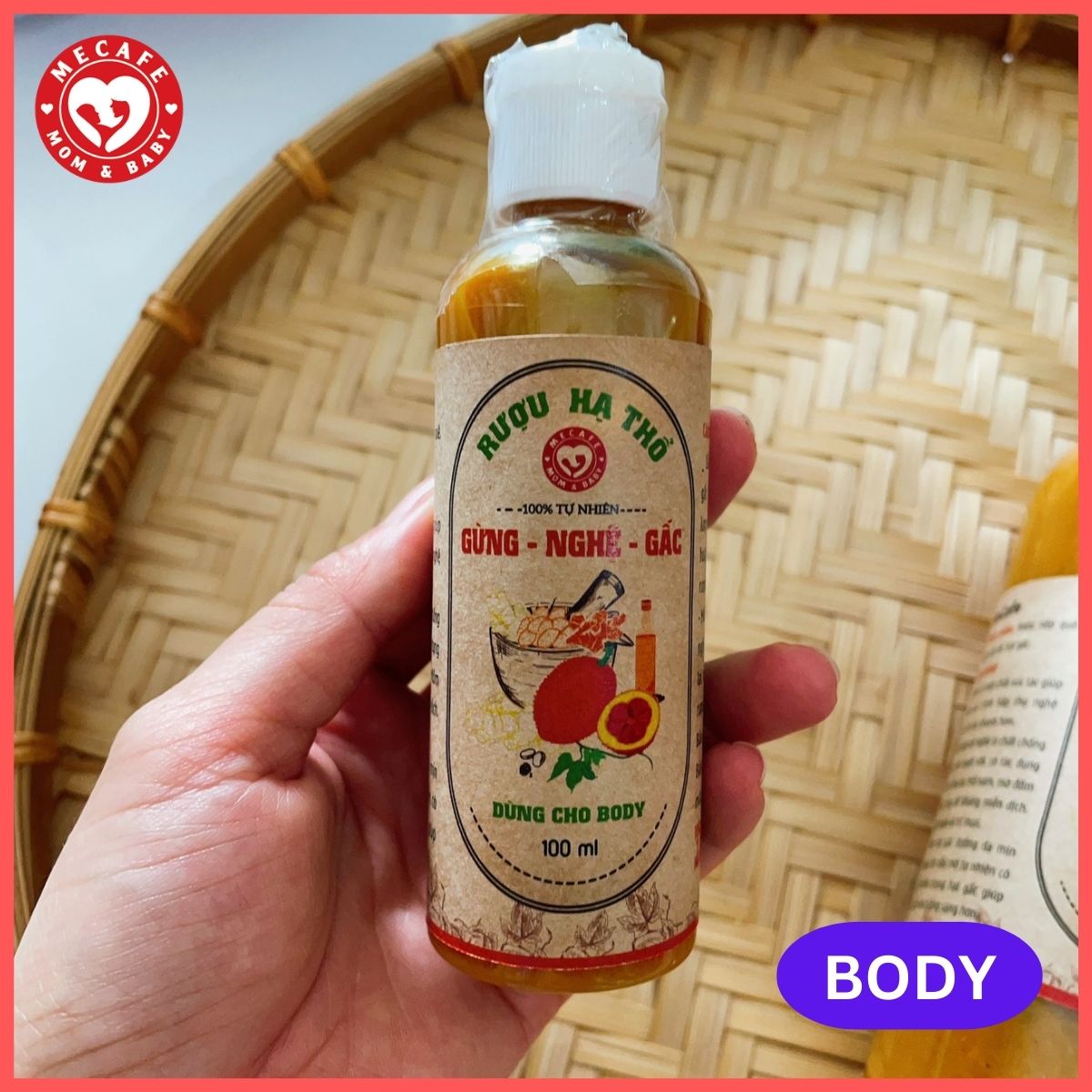 Cốt nghệ gừng hạt gấc hạ thổ (dùng cho body)