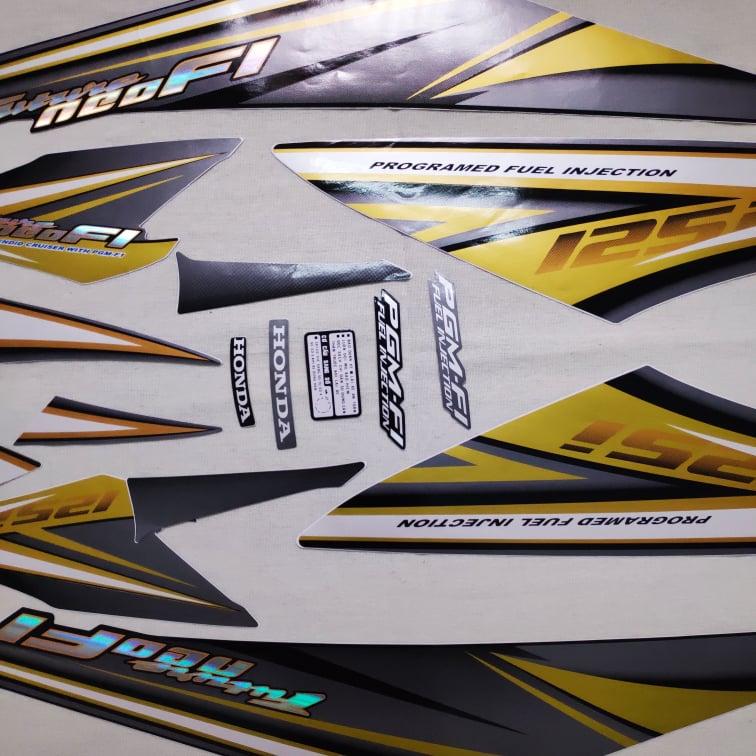 [TƯƠNG LAI] TEM DÁN CHO XE FUTURE NEO 125 FI ĐỜI 2009 3 LỚP ZIN (MÀU ĐEN)