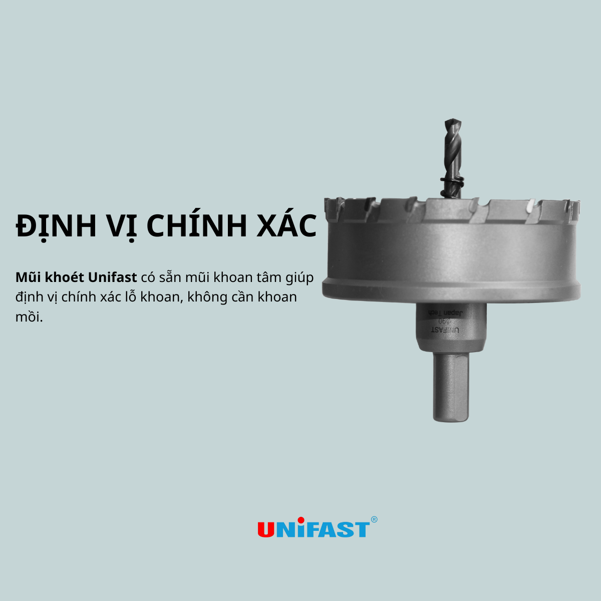Unifast mct-20 20mm alloy hole saw