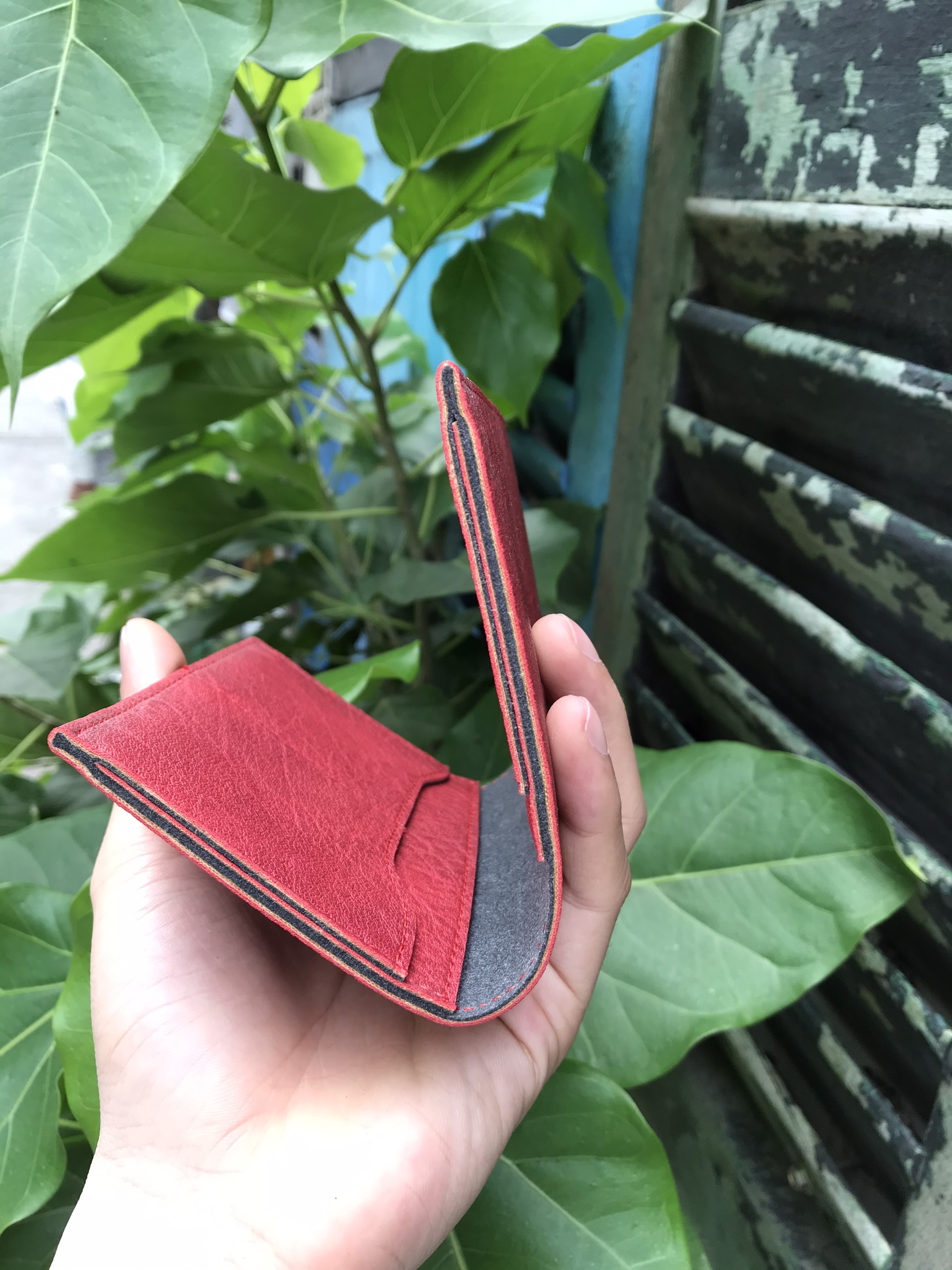 [HCM]Ví đựng hộ chiếu/cover passport màu đỏ boocđo