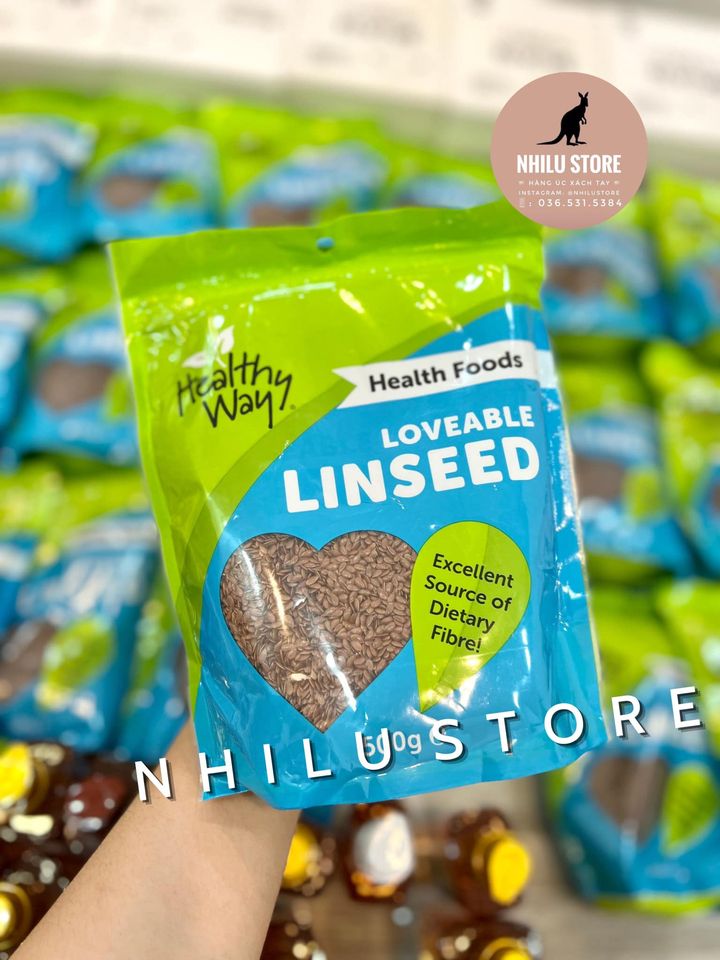 Hạt Lanh Healthy Way Loveable Linseed 500g