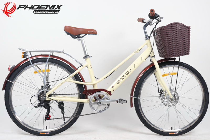 Mua [Phoenixbike.vn] Xe đạp nữ Bravewill khung nhôm 26inch