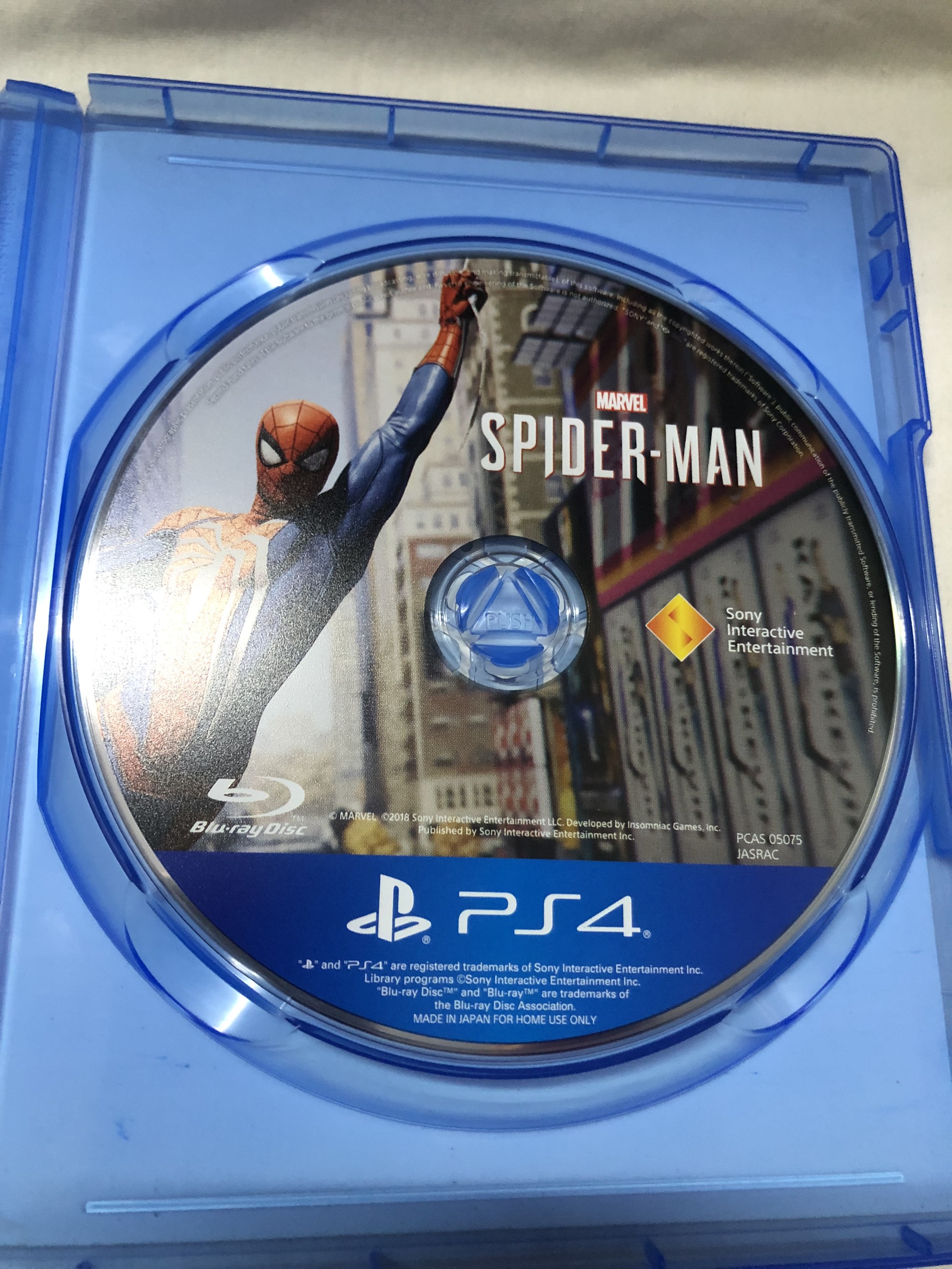 Đĩa game PS4 MARVEL SPIDER-MAN (2HAND)