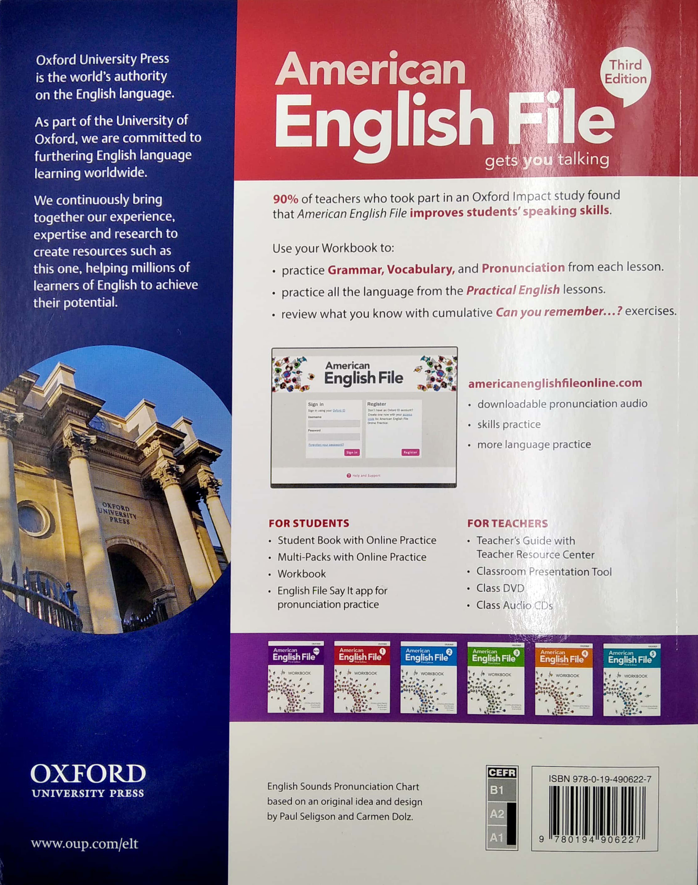 Sách Ngoại Văn - Fahasa - American English File 3th Edition 1. Workbook Without Answer Key