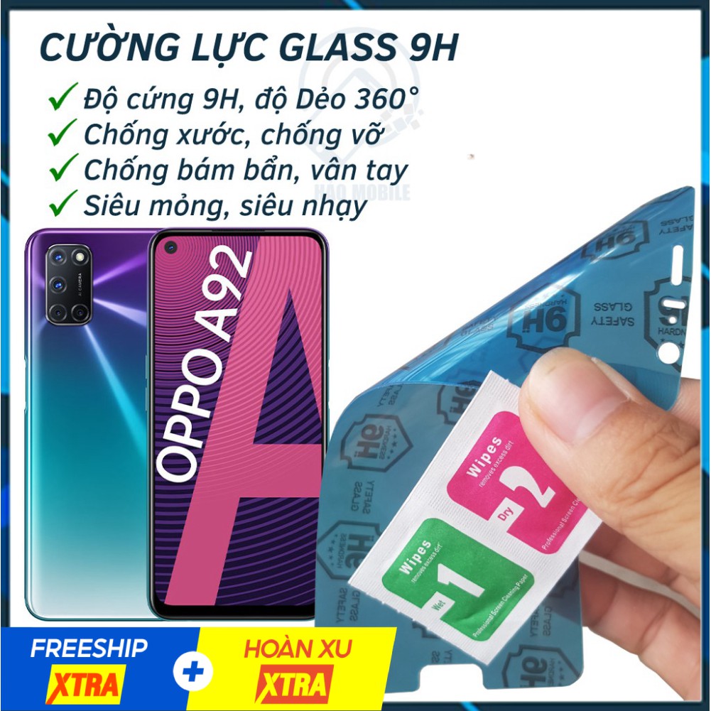 Dán cường lực dẻo nano oppo a92