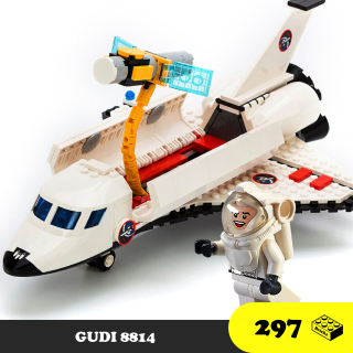 Đồ chơi Lắp ráp Tàu Du hành vũ trụ, GUDI 8814 Space Aicraft Shuttle, Xếp hình thông minh [297 mảnh ghép] Quà tặng sinh nhật, Đồ chơi cho bé thumbnail