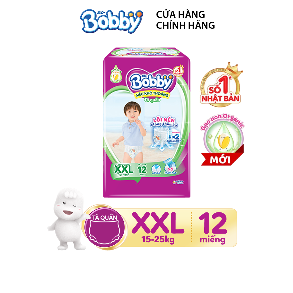 GIFT - Tã quần Bobby XXL12