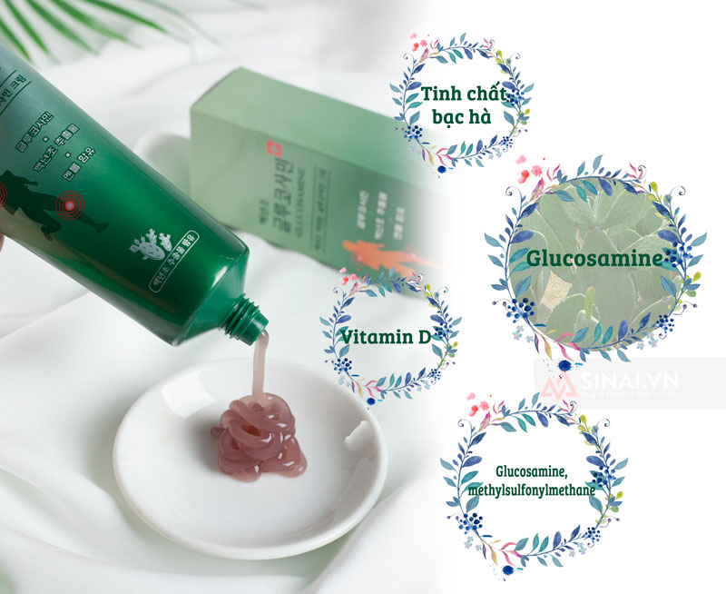 Dầu Lạnh Xoa Bóp Hàn Quốc GLUCOSAMINE 150ML