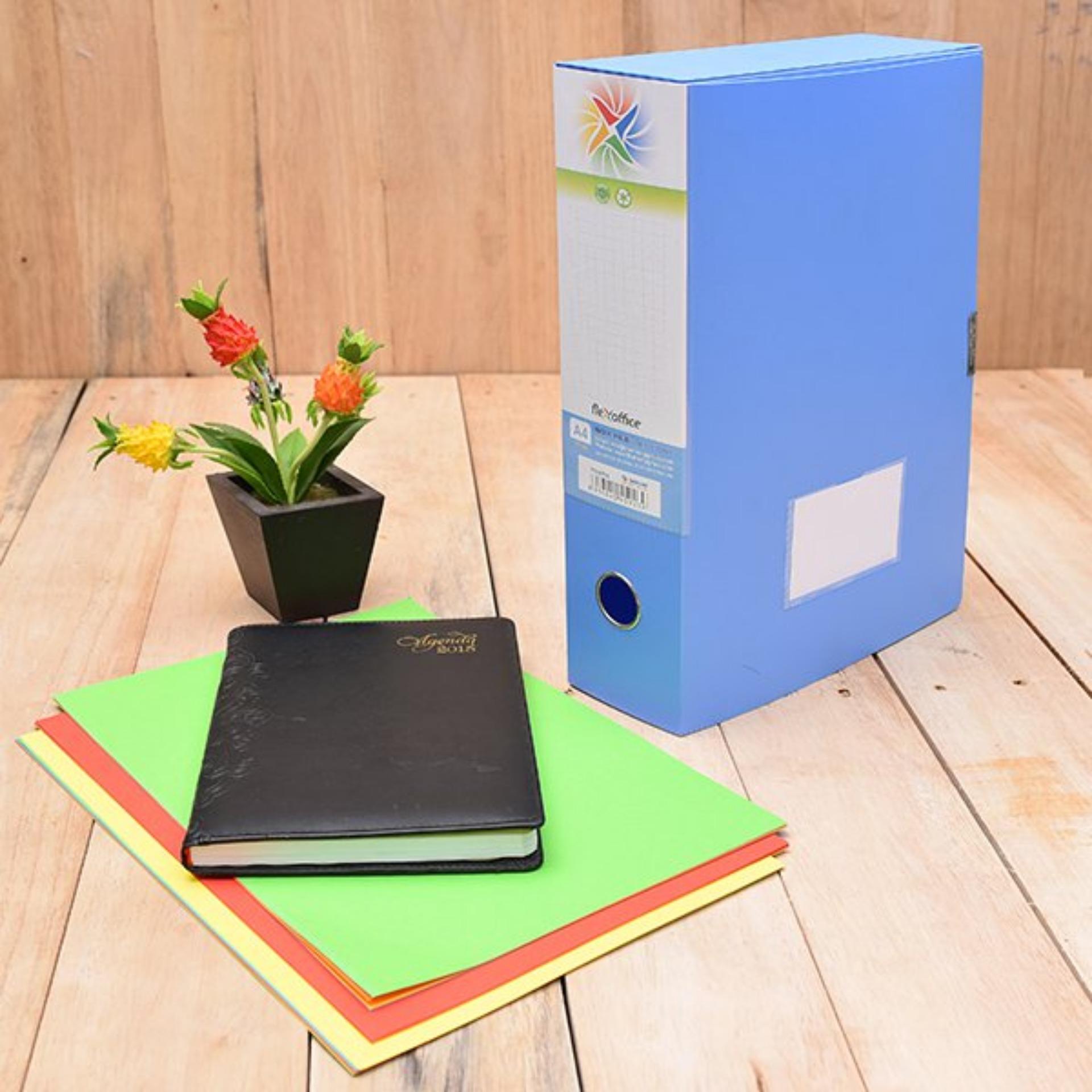 Combo 2 Bìa hộp Flexoffice PP 90A4 FO-BF03