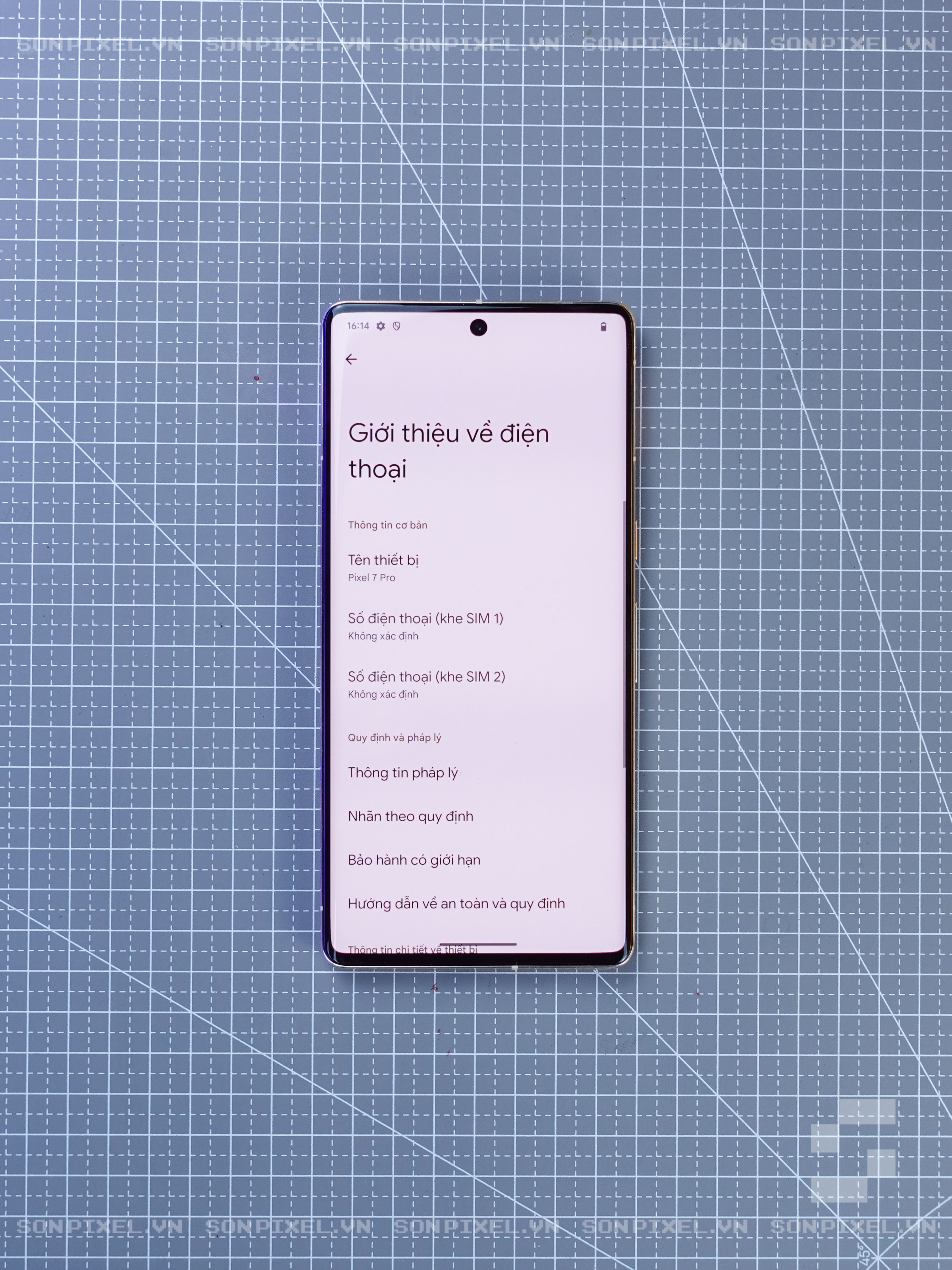 Điện Thoại Google Pixel 7 Pro Lock, Sonpixel