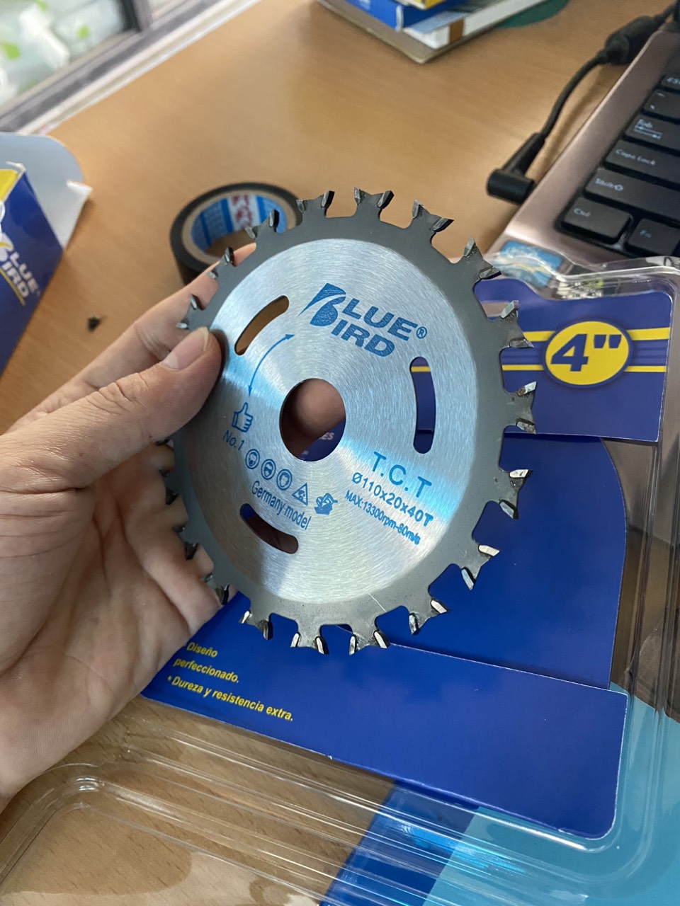 Lưỡi cắt gỗ 2 chiều Blue Bird 110 Loai j tốt