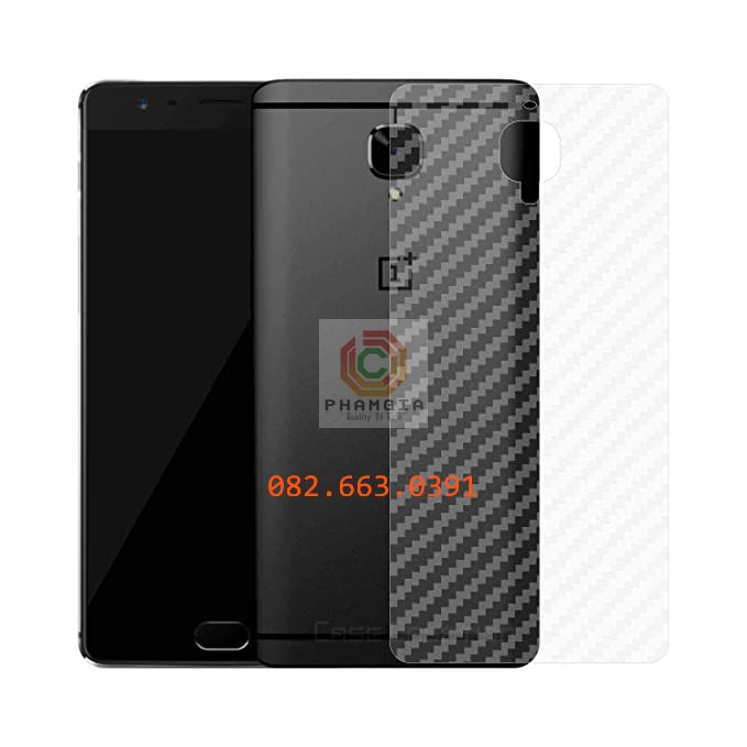 Miếng dán mặt lưng skin carbon Oneplus 3T