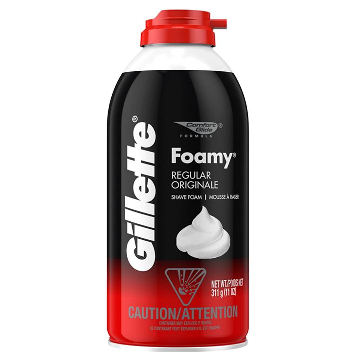Bọt Cạo Râu Gillette Foamy Regular Originale 311g