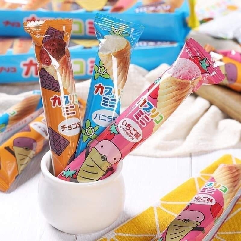 Bánh Ốc Quế Glico Nhật (Gói 10 Cây) 1Y+