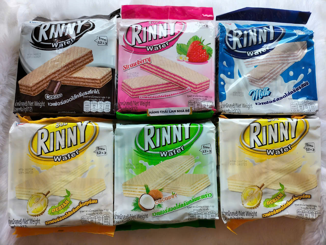 [HCM]Bánh xốp Rinny Thái Lan vị Sữa tươi