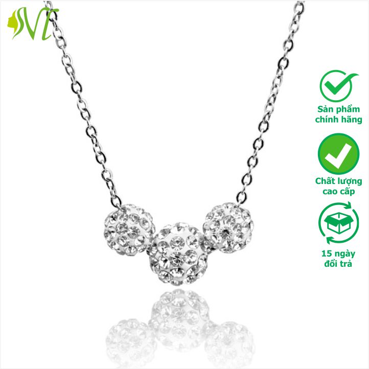 Dây chuyền nữ cá tính  dây chuyền nữ titan không gỉ dây chuyền nữ đẹp ngầu dây chuyền nữ đẹp dây chuyền nữ đẹp rẻ  hạt châu xịn xò không đen không gì xài nước tốt Người Đẹp Vì Lụa
