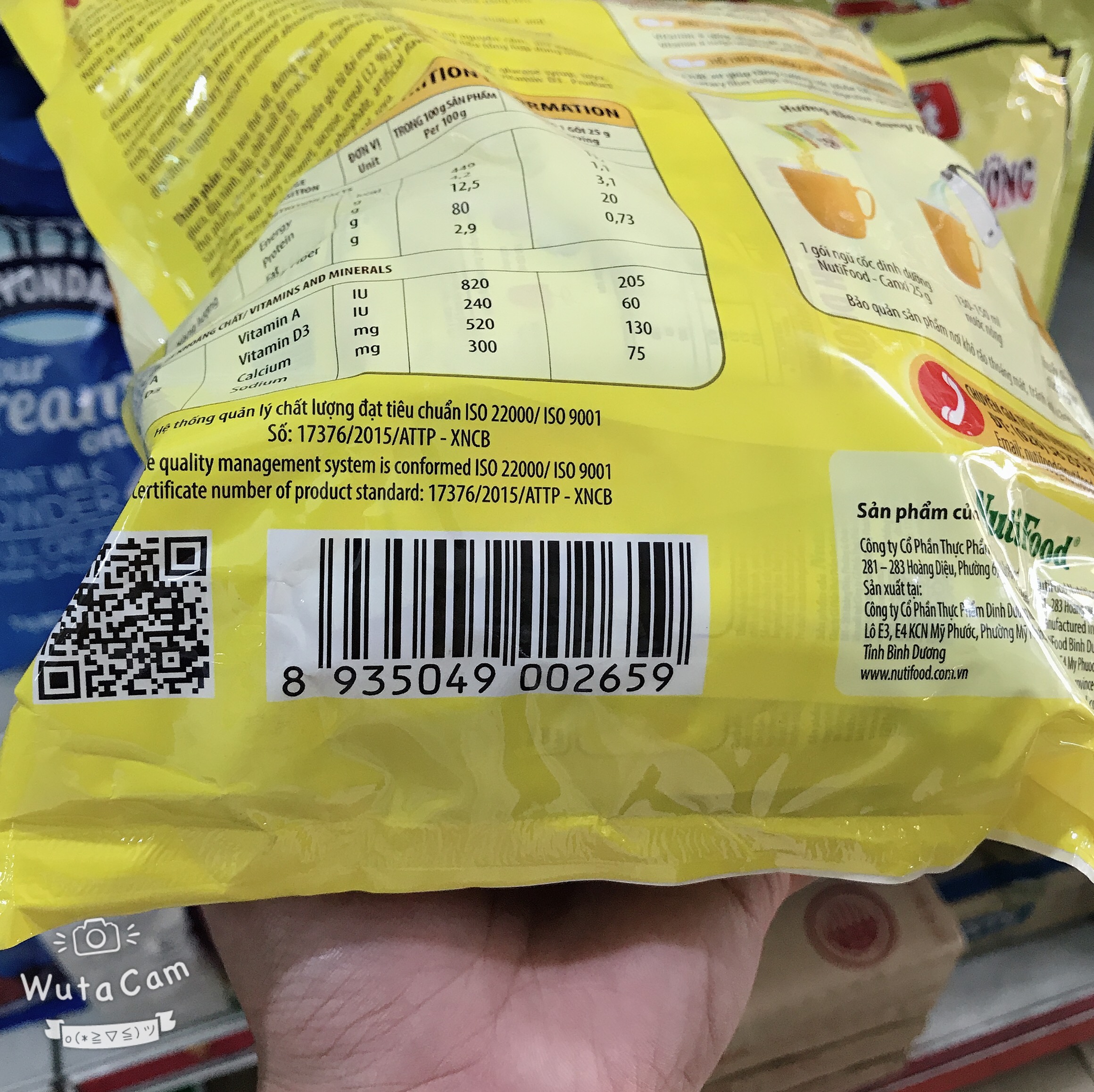 Ngũ Cốc Nutifood Canxi 500g