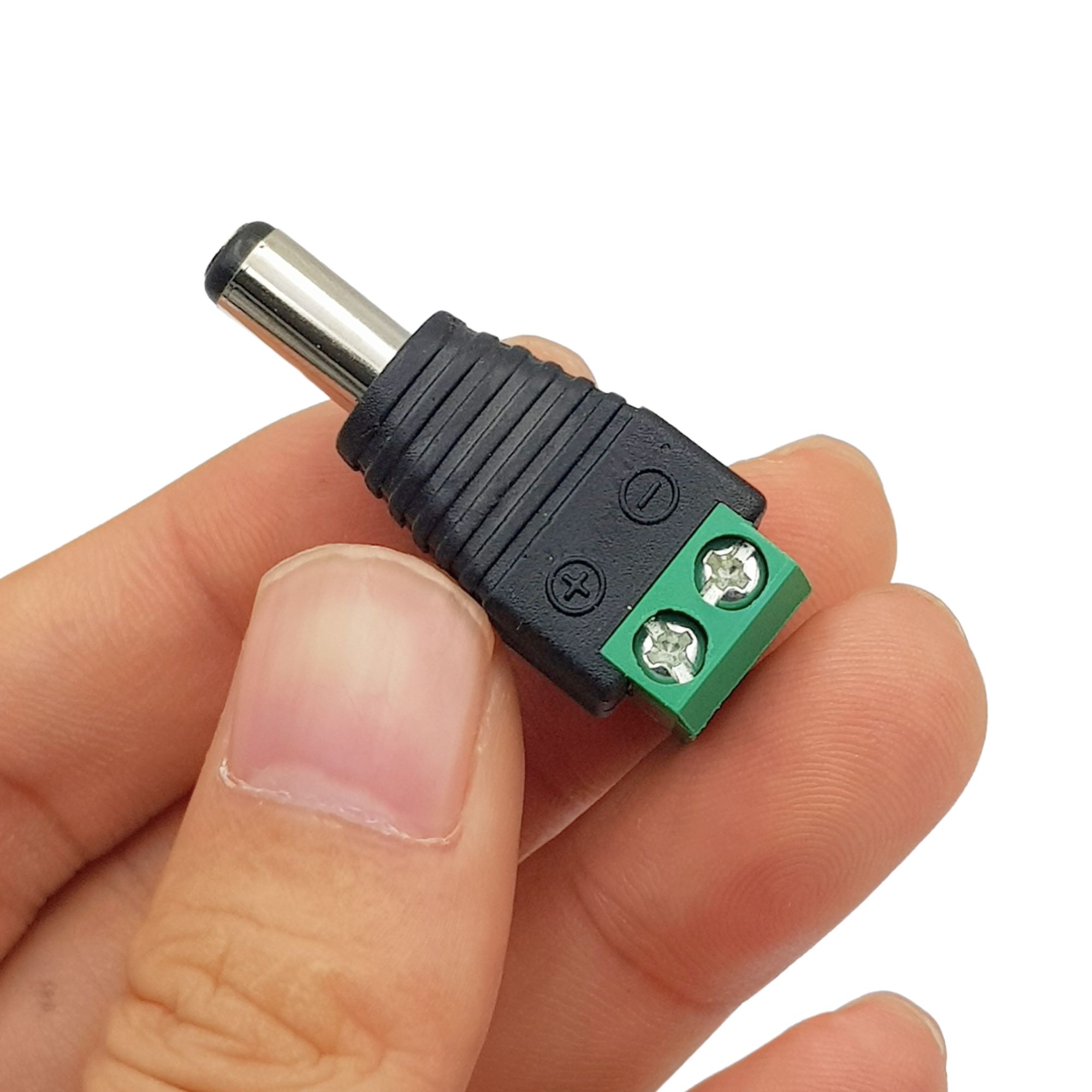 Bộ 3 Jack DC đực 5.5*2.1mm đầu vào cổng Domino