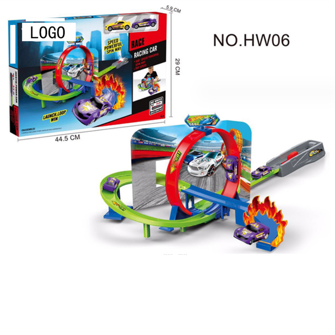 Bộ lắp ghép đường đua hot wheels đồ chơi trẻ em