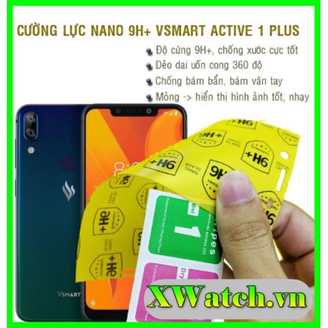 Cường lực dẻo nano vsmart active 1+ / active 1 plus active 3 joy 1+ joy 1 joy 3 joy 4