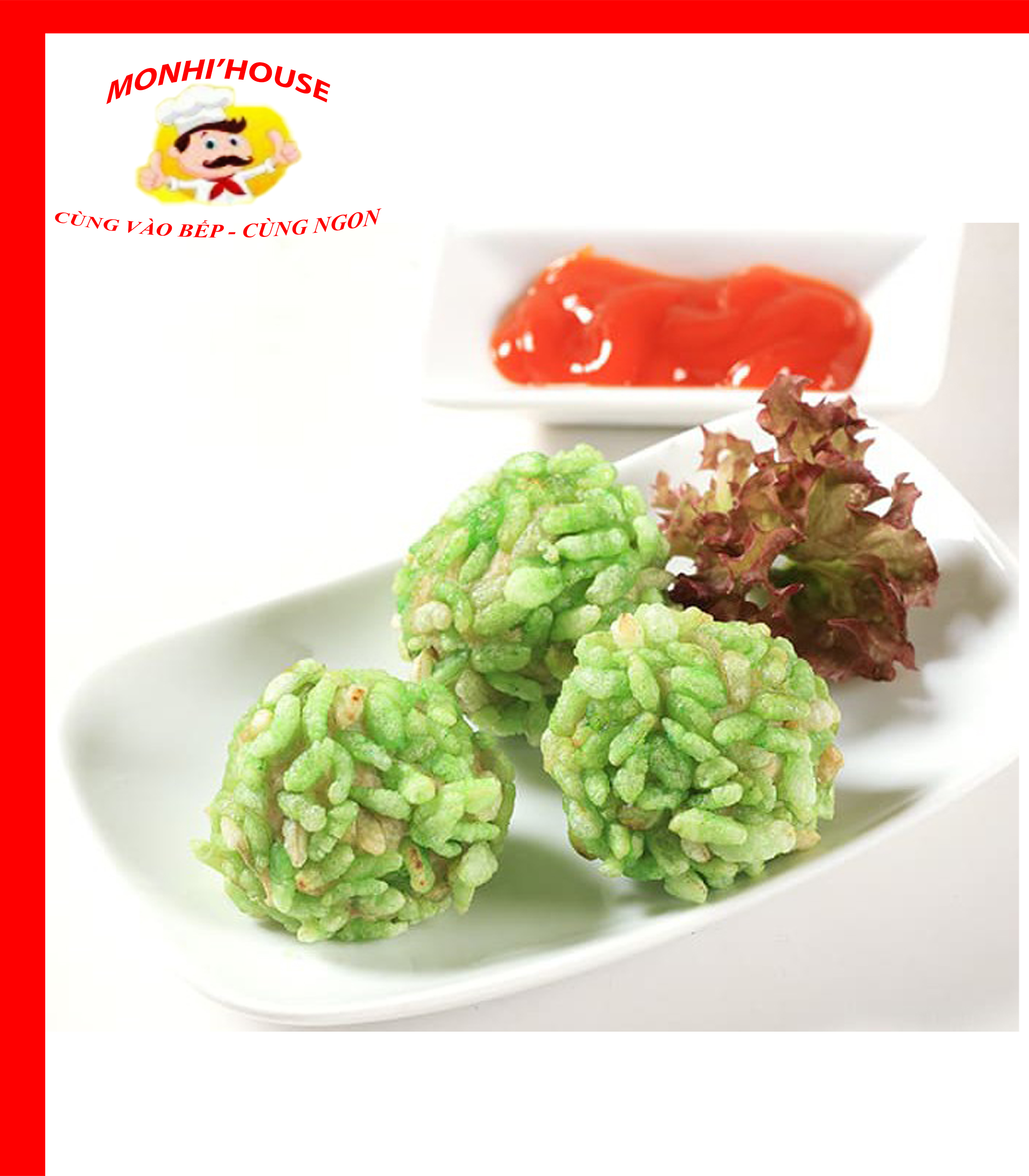 Khay 500g chả cốm xanh Ôngon ( NSG Ngon)