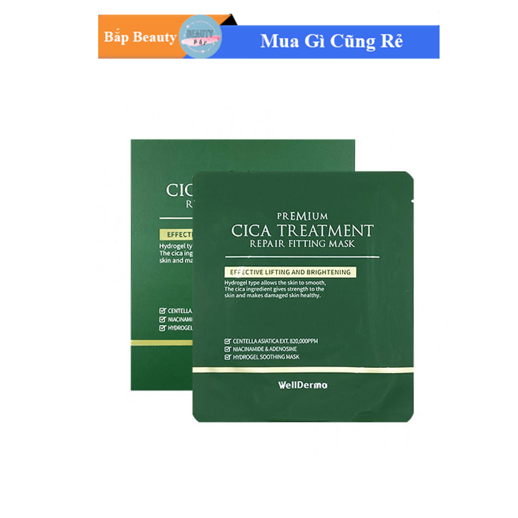 Mặt Nạ Thạch WellDerma Premium Cica Treatment Phục Hồi Da