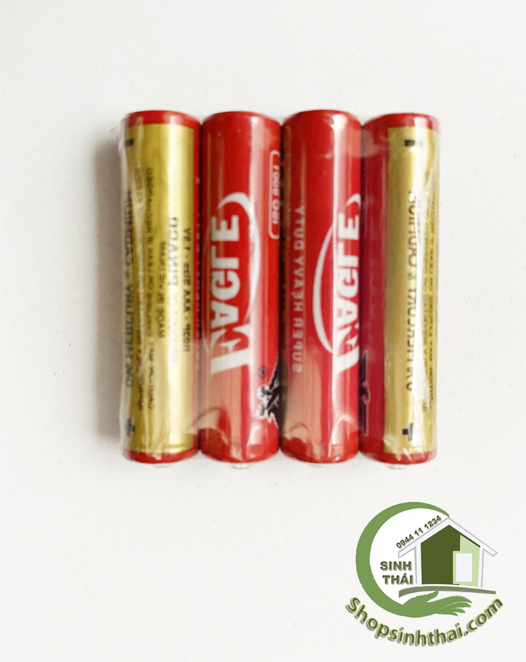 Pin tiểu AAA (3A) Con Ó - Pinaco ( 4 viên ) - Pin cho remote máy lạnh, tivi....