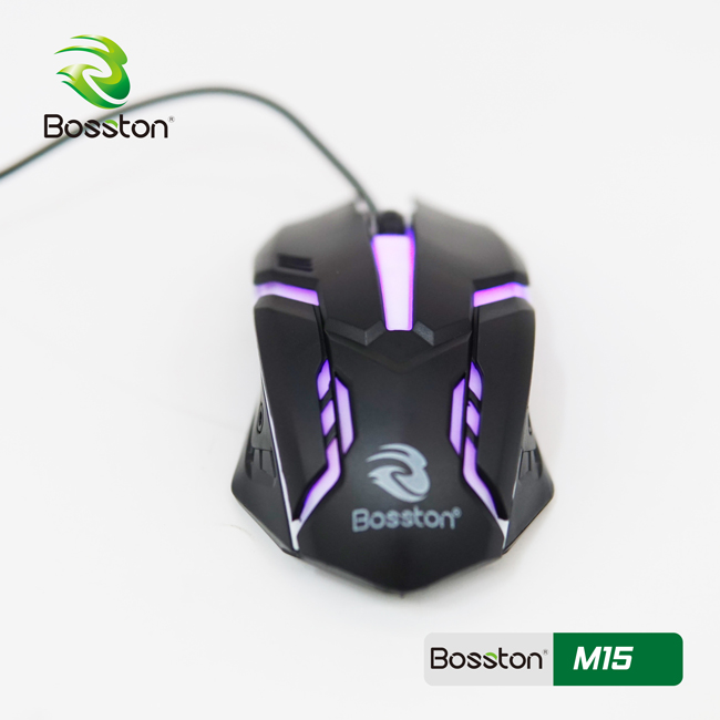 Chuột máy tính Gaming Bosston M15 Multi LED cổng USB cực nhạy