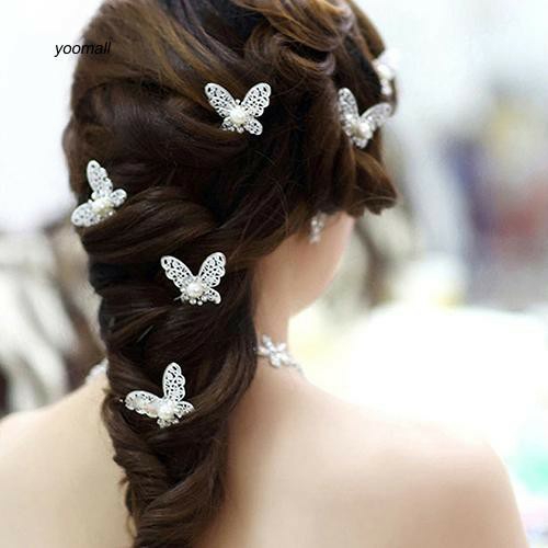 [HCM]Trâm cài tóc hình bướm đính ngọc sáng