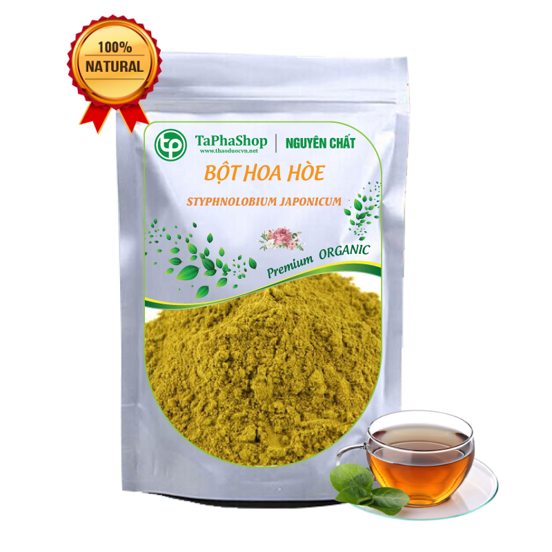 Bột hoa hòe nguyên chất 500gr - Thảo Dược Tấn Phát