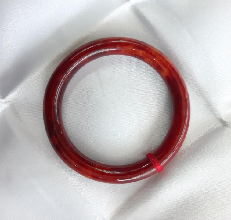 [HCM]Vòng Tay Đá Cẩm Thạch Đỏ Loại 1 DKT-2020 Chụp Thực Tế Như Hình 100%.( Được Tư Vấn Side)