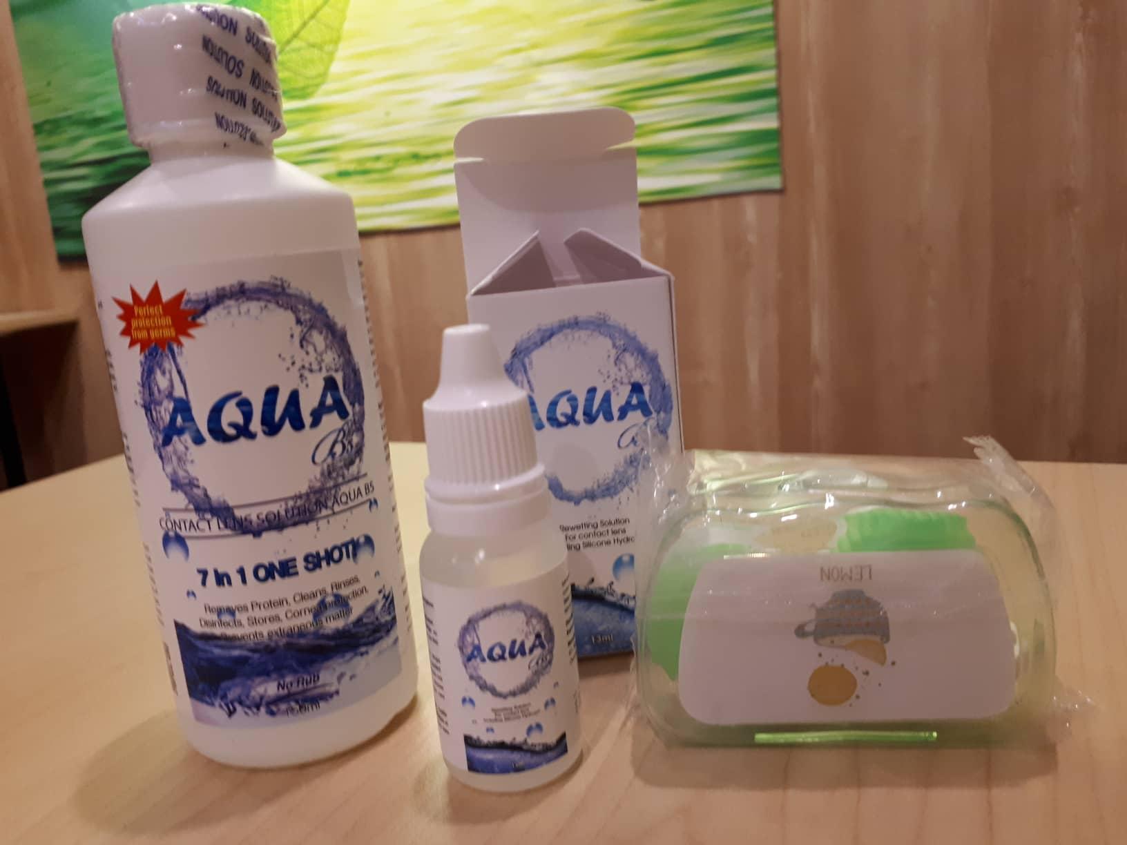 Combo Nước Ngâm Thuốc Nhỏ & Khay Đựng Lens