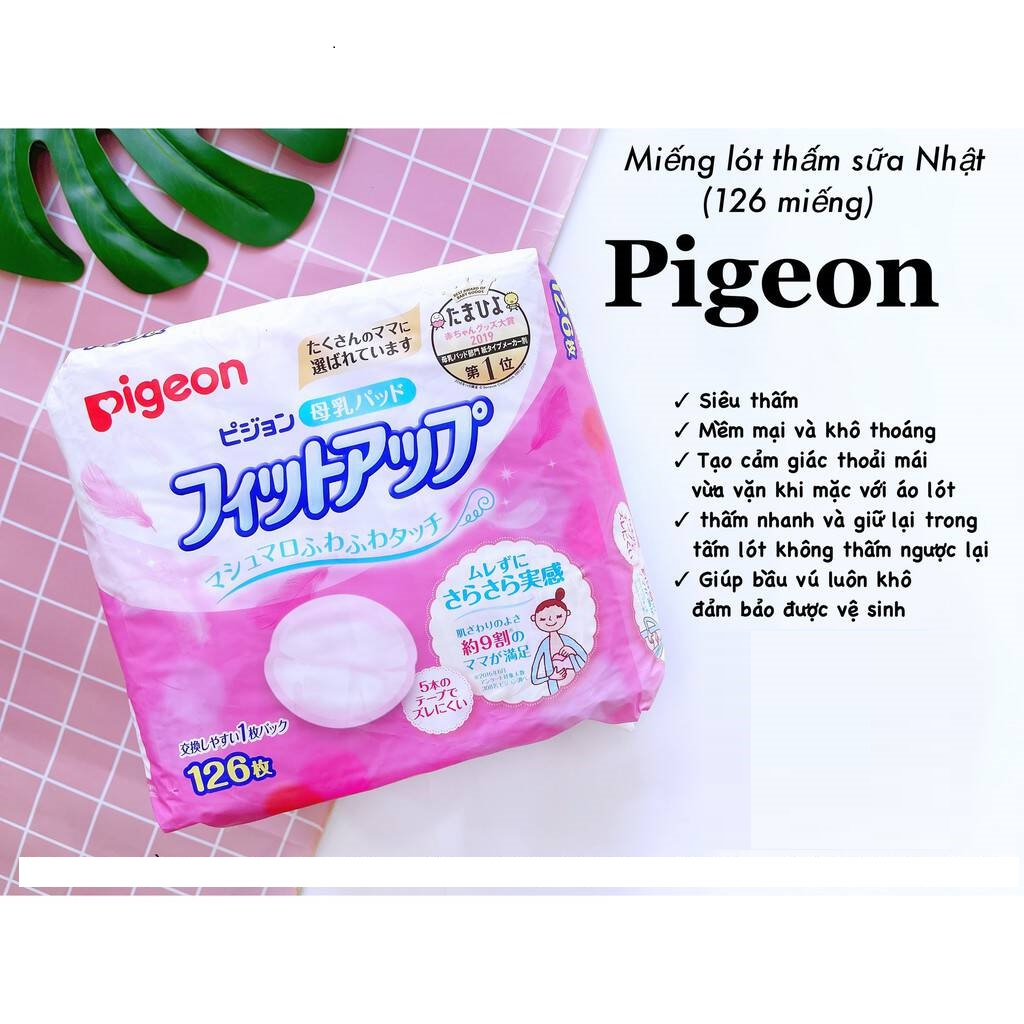 [HCM]Miếng Lót Thấm Sữa Pigeon Nội Địa Nhật