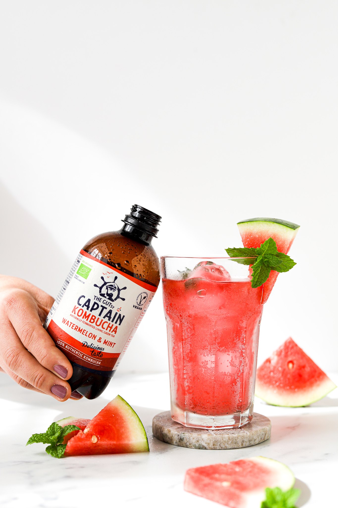 Trà Dưỡng Sinh KomBuCha hữu cơ Captain Kombucha