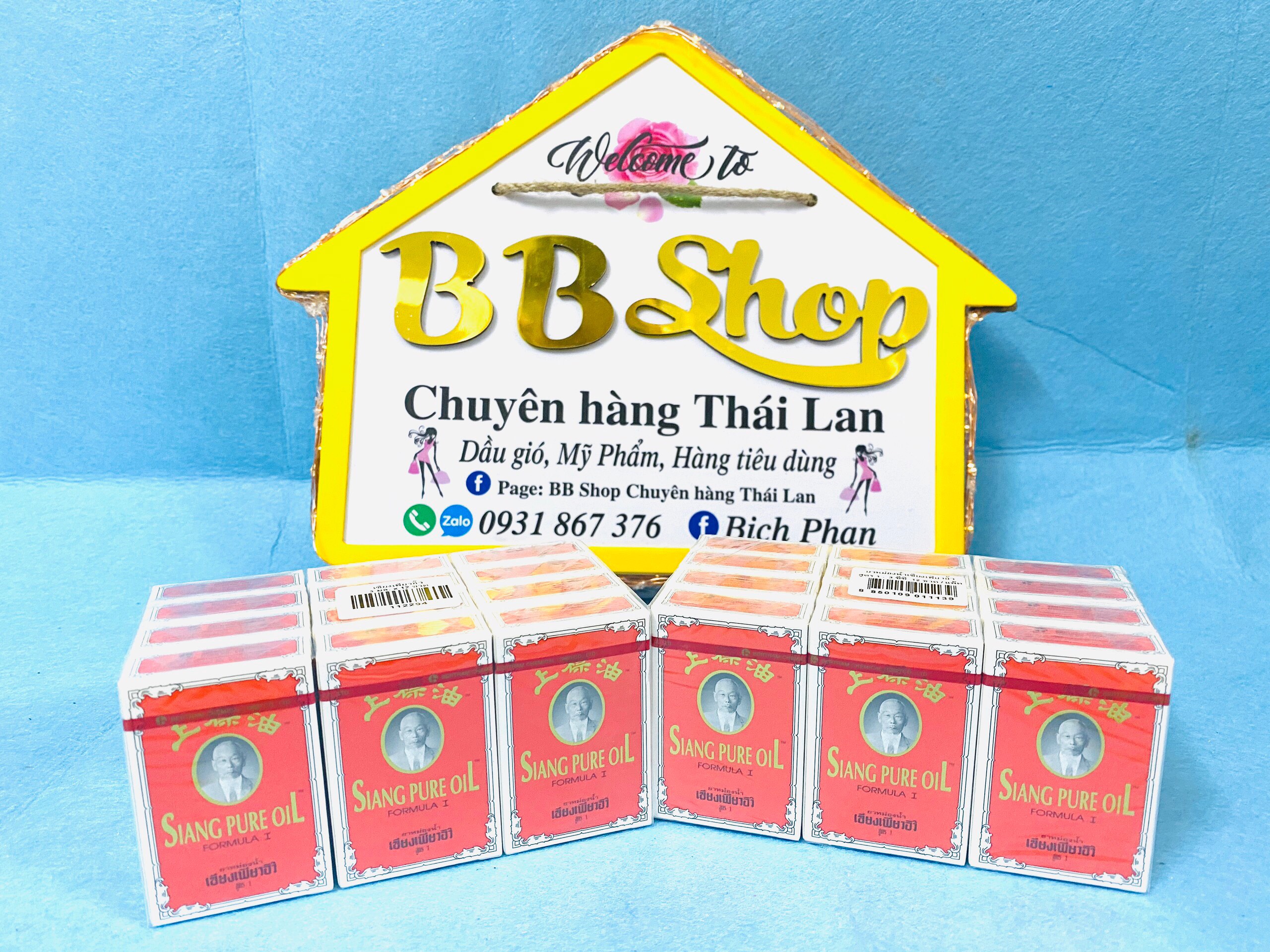 [Hàng Chính Hãng] Chai Dầu Thái Lan Đỏ SiangPure Oil 7ml