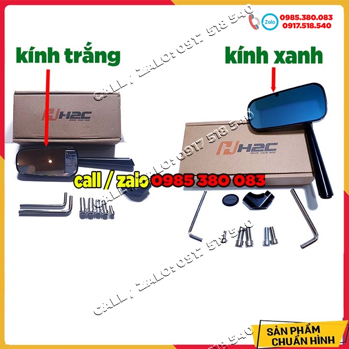 KÍNH CHIẾU HẬU H2C HÀNG ĐẸP ( GIÁ 1 CHIẾC )