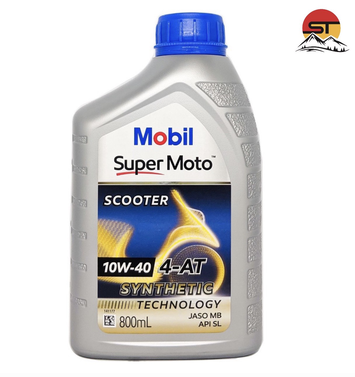 Mobil super moto premium 800ml & 1l scooter oil