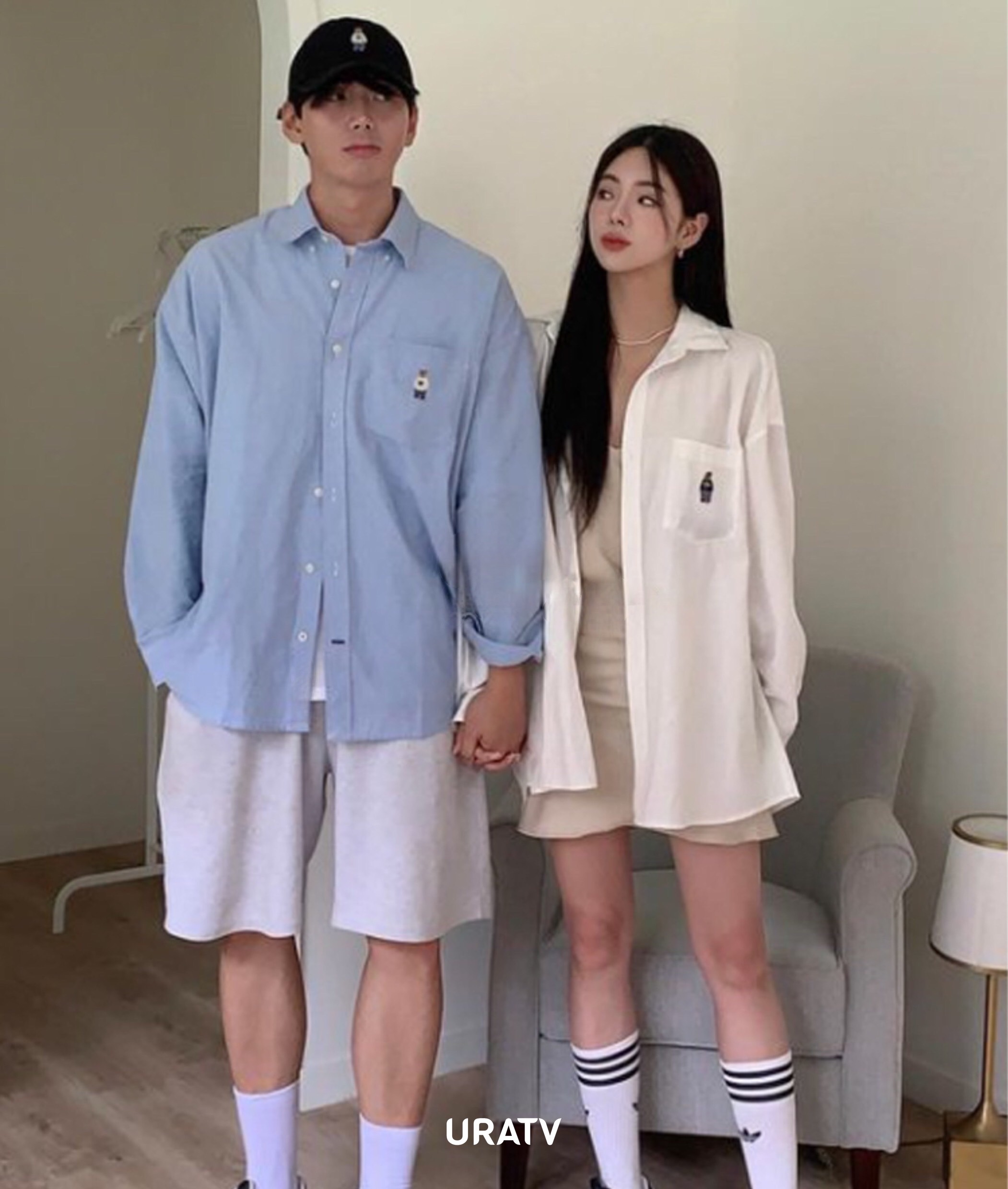 [Ảnh độc quyền Uratv] Somi gấu thêu vải oxford