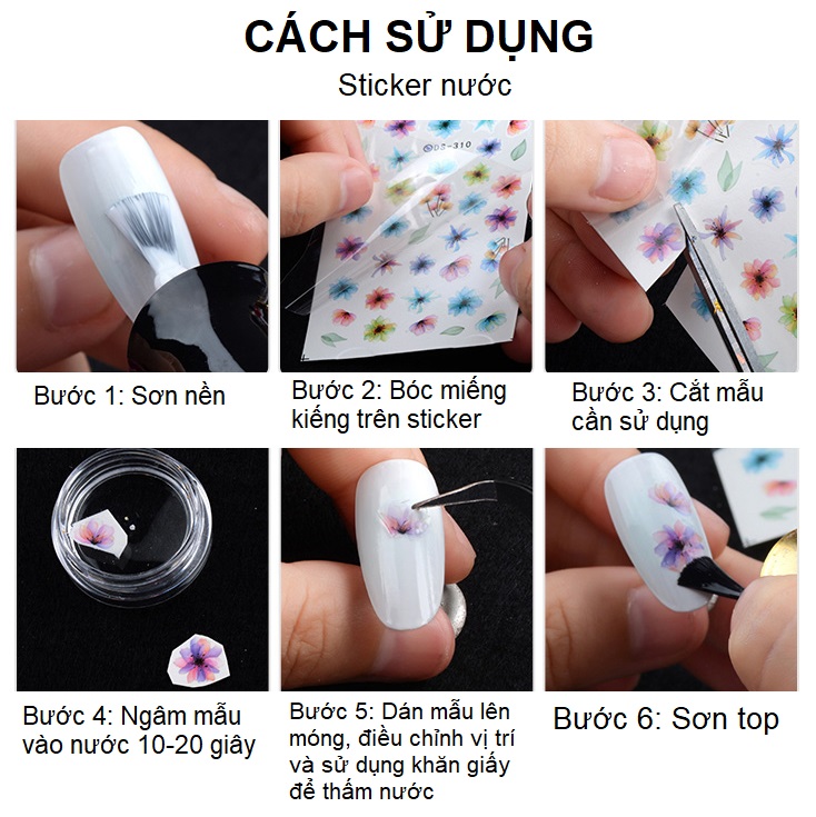 Set Sticker Nước | Marilyn Monroe Đủ Màu & Trắng Đen | Dán Móng Tay