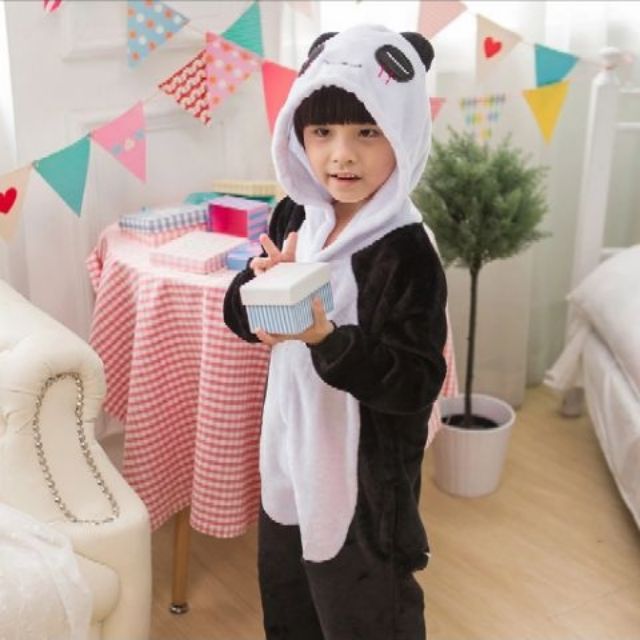 Bộ Đồ Thú Gấu Trúc Cho Bé Yêu
