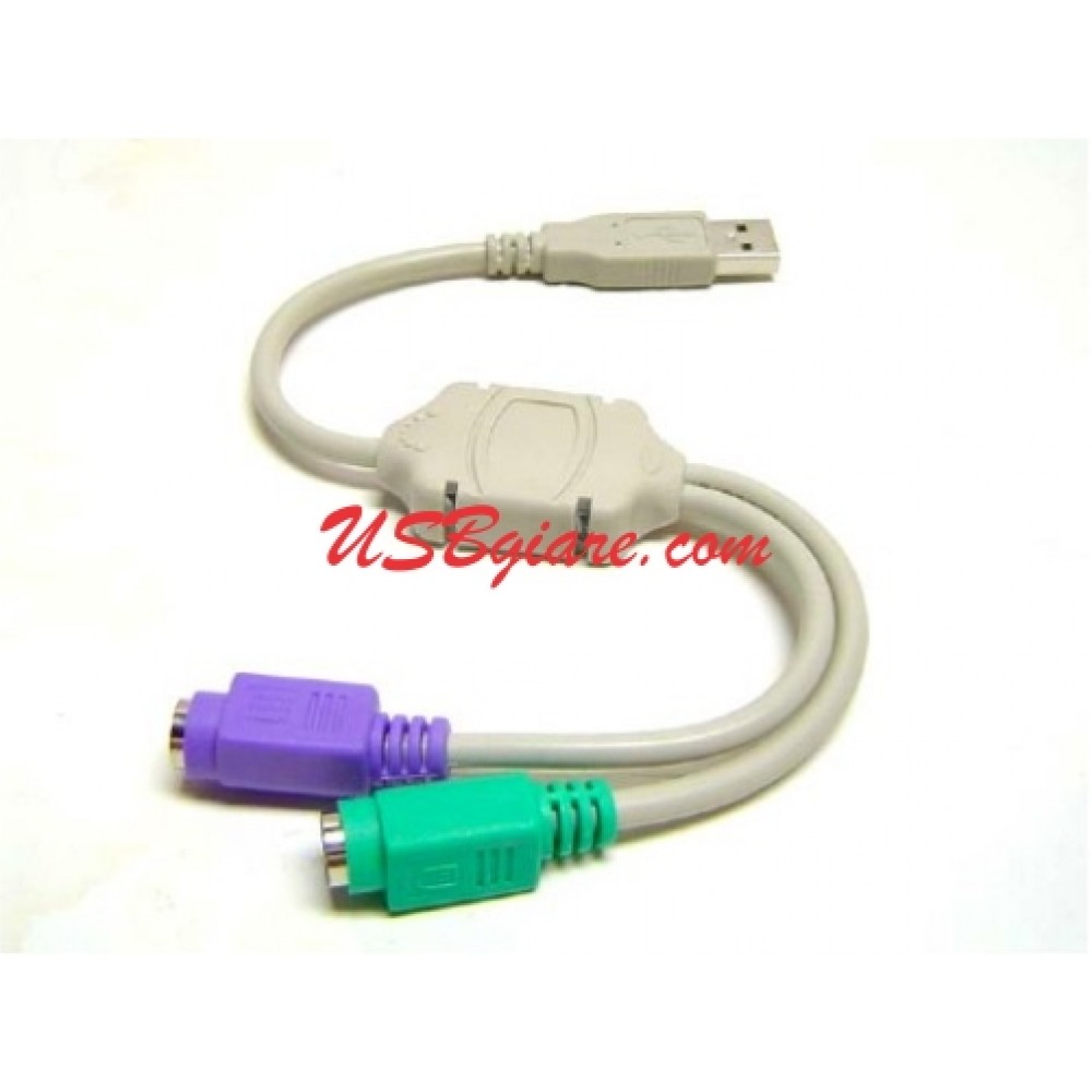 Cáp chuyển usb sang ps2 cho chuột và bàn phím