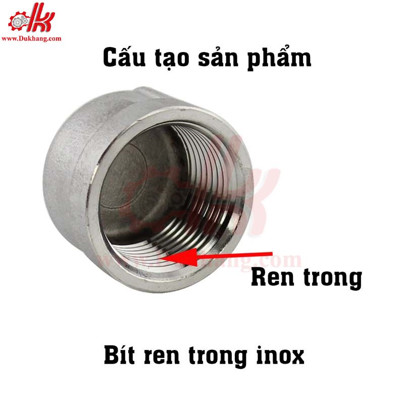 Bít ren trong inox 304