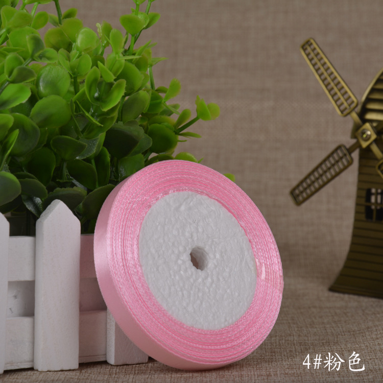 Ruy băng lụa cuộn dài 22m bản rộng 1cm đủ màu sắc
