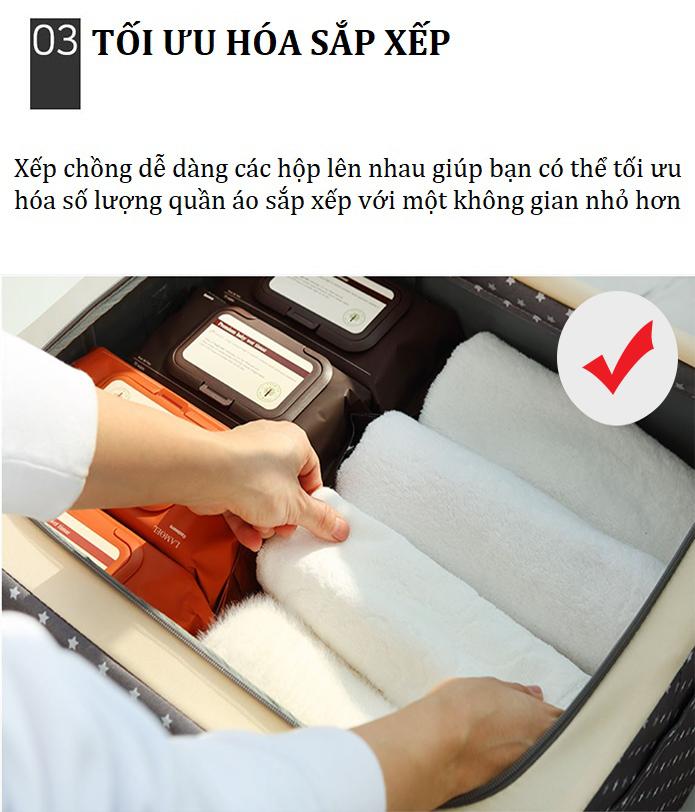 Hộp đựng quần áo- Living box 88L