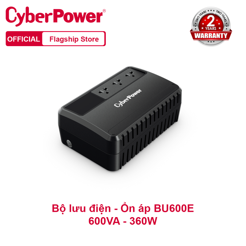 Bảng giá Bộ lưu điện UPS CyberPower BU600E (600VA/360W) - Hàng chính hãng Phong Vũ