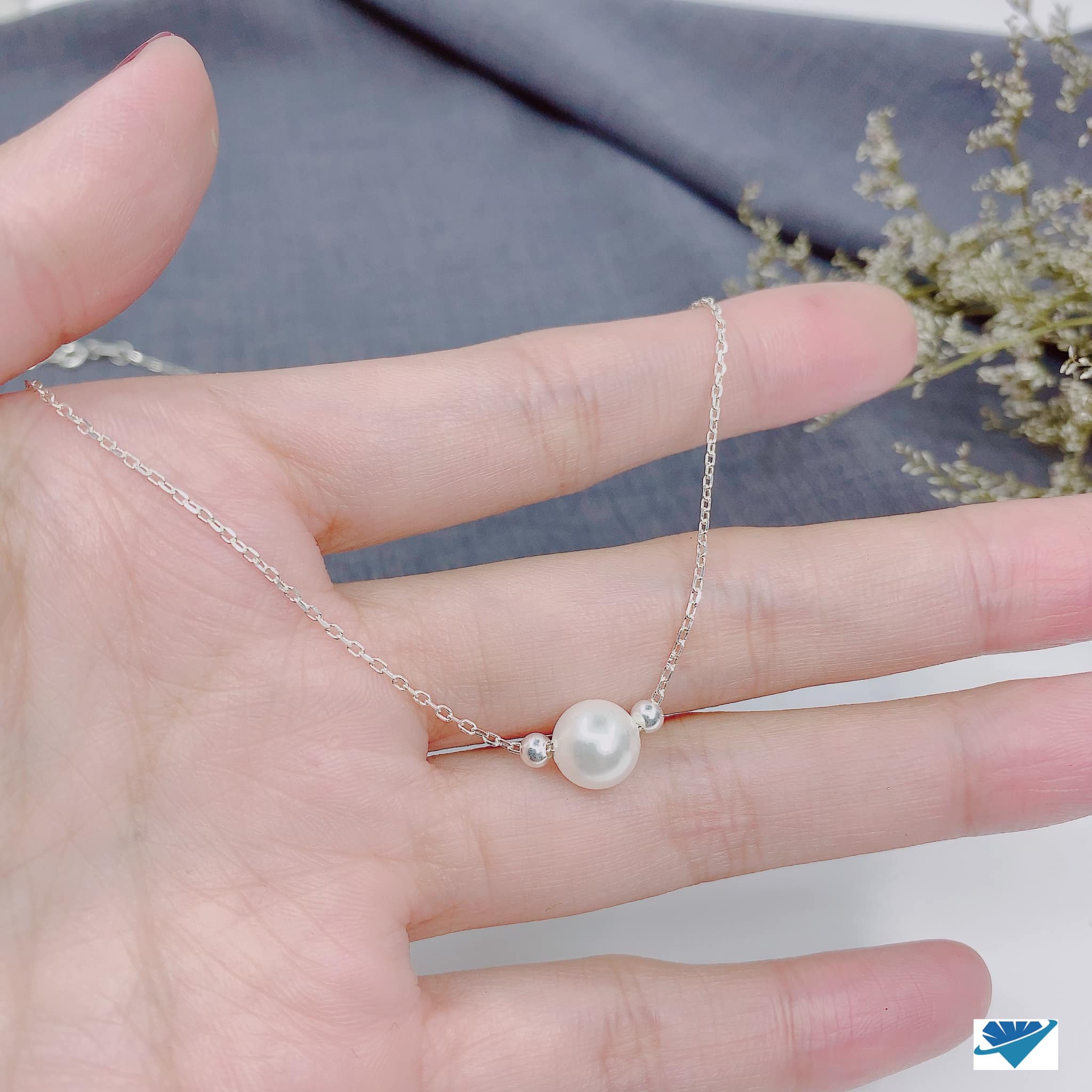 Dây chuyền nữ bạc ta mặt trai MS06