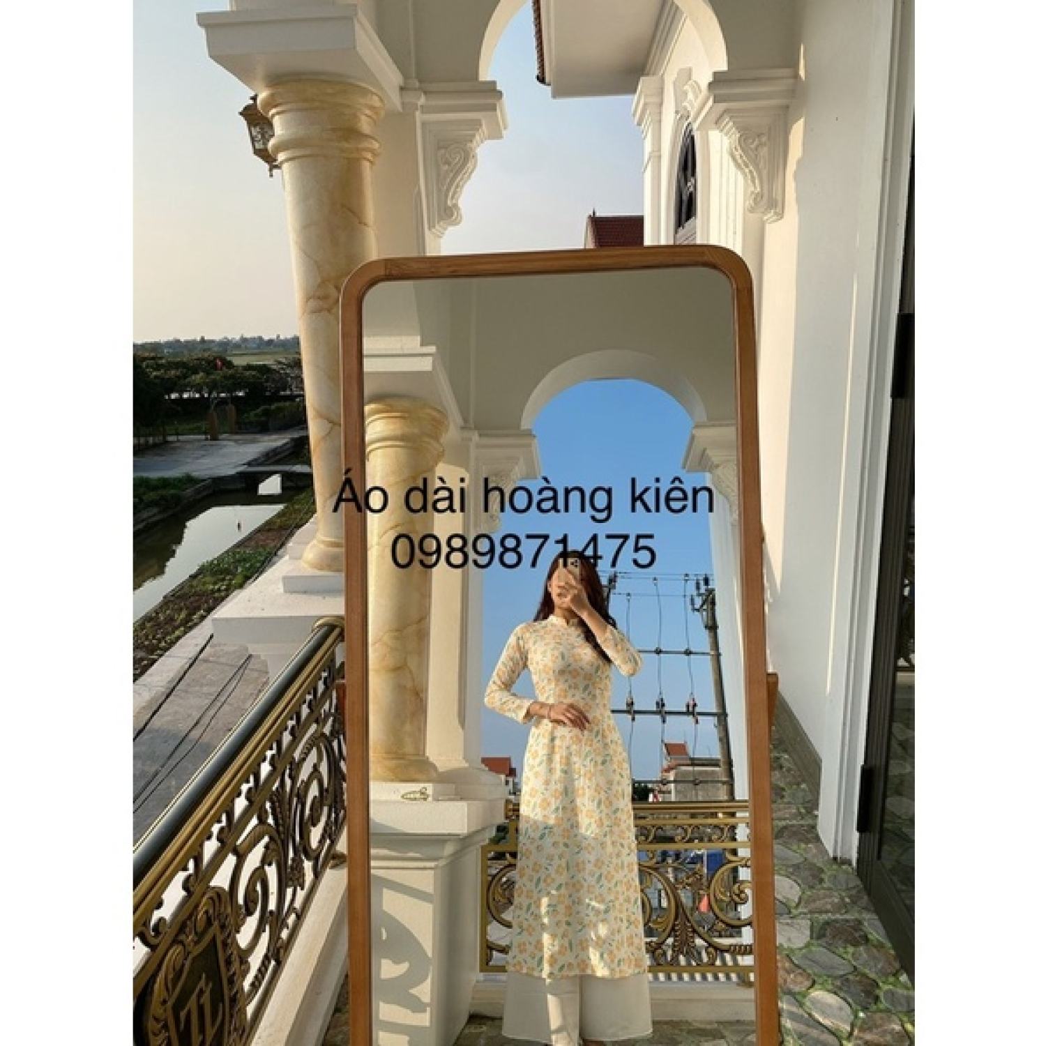 Áo dài cách tân, nhẹ nhàng ZD19 siêu đẹp