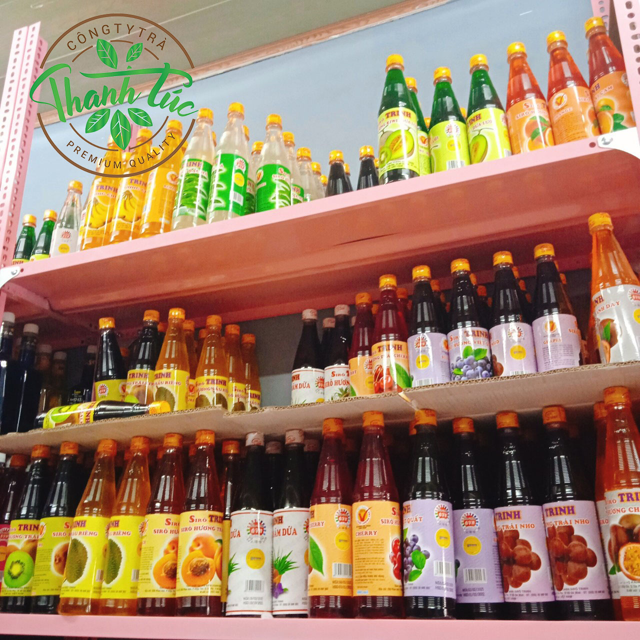 Siro Trinh Cherry Chai 600ml